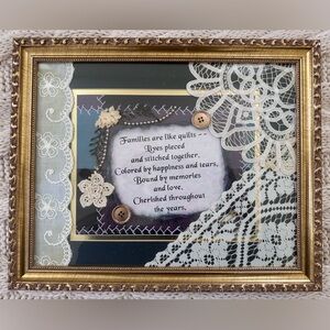 Vintage style wall hanging/picture.